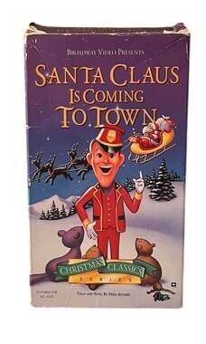 Santa Claus is Coming to Town VHS 1993 Christmas Classic Video Tape